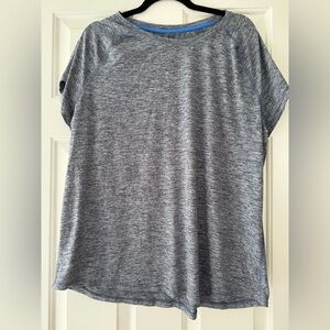 Blue Grey workout top